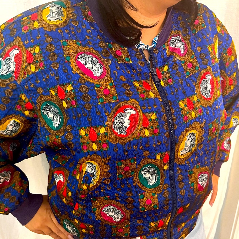 Royal/Queen/Bust Vintage Tracksuit Jacket